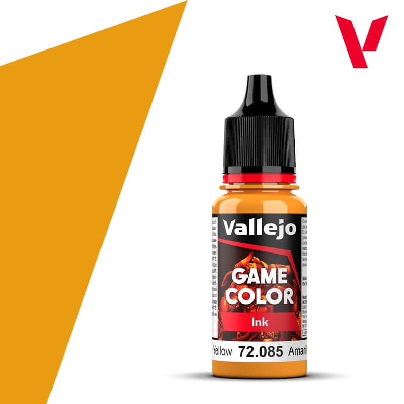 Vallejo Game Color Ink #111 Yellow 18ml VAL72.085