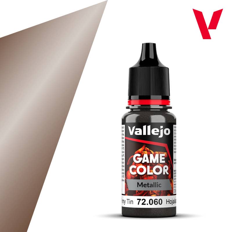 Vallejo Game Color Metallic #129 Tinny Tin 18ml VAL72.060