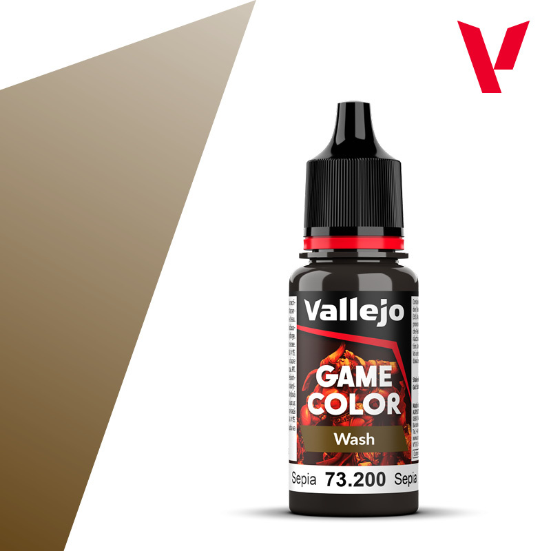 Vallejo Game Color Wash #87 Sepia 18ml VAL73.200